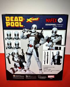 2023 Medicom Toy Mafex - White Deadpool (X Force Ver) Action Figure No. 172