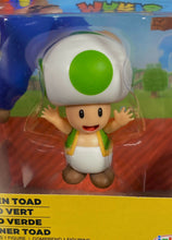 Load image into Gallery viewer, 2021 JAKKS Pacific World of Nintendo Mario Mini 2.5&quot; Action Figure: GREEN TOAD