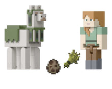 Load image into Gallery viewer, 2023 Minecraft Build-a-Portal Action Figure 2-Pack: ALEX AND LLAMA