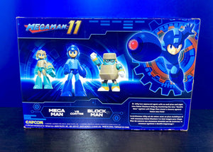 2018 JAKKS Pacific MEGA MAN 11 - MEGAMAN vs BLOCK MAN 2.5" FIGURE