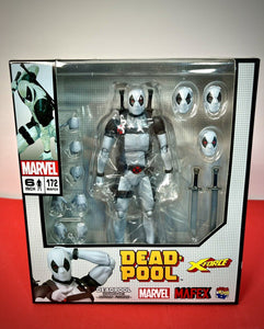 2023 Medicom Toy Mafex - White Deadpool (X Force Ver) Action Figure No. 172