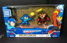 Load image into Gallery viewer, MEGAMAN ELECTRONIC BOSS BATTLE SOUND MUSIC MEGA MAN vs. ELEC MAN 8-BIT 2 FIGURES