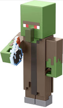 Load image into Gallery viewer, 2022 Minecraft Build-a-Portal Action Figure: ZOMBIE VILLAGER (w Weakness Potion)