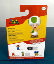 Load image into Gallery viewer, 2021 JAKKS Pacific World of Nintendo Mario Mini 2.5&quot; Action Figure: GREEN TOAD