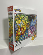 Load image into Gallery viewer, 2020 Buffalo Games - Pokémon - Eevee&#39;s Stained Glass - 500 Piece Jigsaw Puzzle