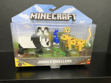 Load image into Gallery viewer, Minecraft Jungle Dwellers Panda Ocelot Mattel New