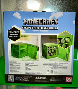 Minecraft Green Creeper Mini Fridge w/Ambient LED Lighting (6.7L, Up T –  Florida Toy Store