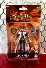 Load image into Gallery viewer, 2023 PhatMojo - Official Yu-Gi-Oh! 4 in Figure: SETO KAIBA (w/ Exclusive Card)