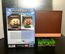 Load image into Gallery viewer, Paladone Minecraft Steve Icon Lamp (w/ Night Light Setting, 3 Brightness Levels)