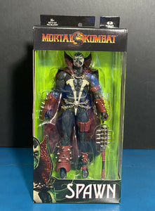 2020 McFarlane Toys Mortal Kombat Action Figure: SPAWN (w/ Mace Variant)