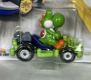 NEW 2021 HOT WHEELS MARIO KART: YOSHI (PIPE FRAME) DIE-CAST