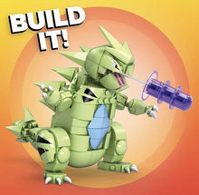 Load image into Gallery viewer, 2020 Mega Construx Wonder Builders Pokémon - TYRANITAR Set (396 Pieces)