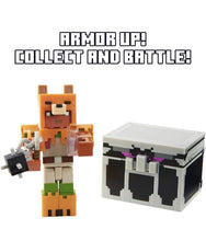 Load image into Gallery viewer, 2020 Mattel Minecraft Dungeons: Adriene &amp; Deluxe Fox Armor Battle Chest