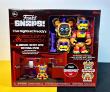 Load image into Gallery viewer, 2023 Funko Snaps!- Five Nights at Freddy&#39;s- GLAM FREDDY w/ DRESSING ROOM Playset