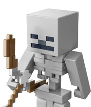 Load image into Gallery viewer, 2022 Minecraft Build-a-Portal Action Figure: SKELETON (w/ Bow &amp; Arrow)