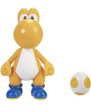 Load image into Gallery viewer, 2021 JAKKS Pacific World of Nintendo 4” Action Figure: ORANGE YOSHI (w/ Egg)