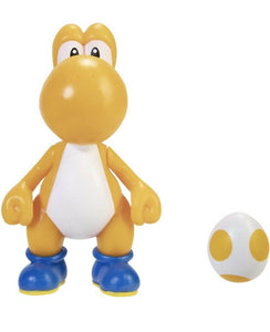 2021 JAKKS Pacific World of Nintendo 4” Action Figure: ORANGE YOSHI (w/ Egg)