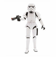 Load image into Gallery viewer, TALKING STORMTROOPER w/ LIGHT UP BLASTER! 13&quot; 15+ phrases Star Wars Disney