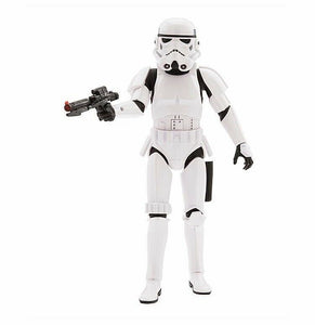 TALKING STORMTROOPER w/ LIGHT UP BLASTER! 13" 15+ phrases Star Wars Disney