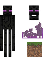 Load image into Gallery viewer, 2023 Mattel Minecraft - DIAMOND LEVEL ENDERMAN Collector Figure