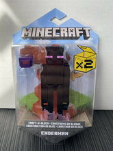 Load image into Gallery viewer, Minecraft Craft-A-Block Enderman Action Figure