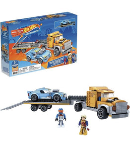 2022 MEGA Construx Hot Wheels Building Sets - TWINDUCTION HAULER PACK Racing Set