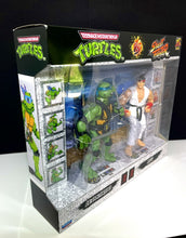 Load image into Gallery viewer, 2022 Street Fighter II vs TMNT Figure 2-Pack - LEONARDO VS. RYU