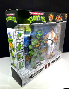 2022 Street Fighter II vs TMNT Figure 2-Pack - LEONARDO VS. RYU