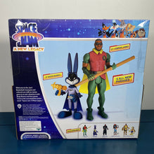 Load image into Gallery viewer, 2021 Space Jam: A New Legacy - LeBron James (Robin) &amp; Bugs Bunny (Batman) 2-Pack