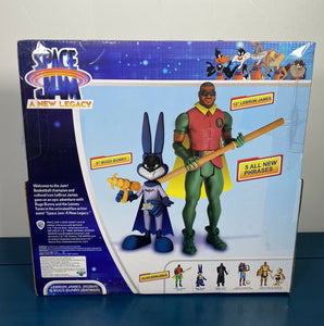 2021 Space Jam: A New Legacy - LeBron James (Robin) & Bugs Bunny (Batman) 2-Pack