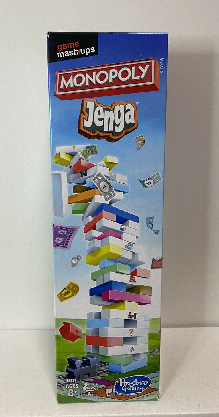 2019 Hasbro Game Mash-Ups- JENGA Monopoly Edition Game