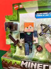 Load image into Gallery viewer, 2023 Minecraft Build-a-Portal Figure 2-Pack: ALEX IN NETHERITE ARMOR vs ZOGLIN