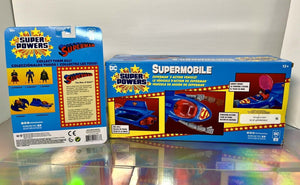 2022 McFarlane - DC Super Powers -  SUPERMAN Retro Figure & SUPERMOBILE Bundle!