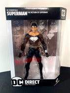 2023 McFarlane Toys DC Essentials - BLACK (SOLAR SUIT) SUPERMAN 7” Action Figure