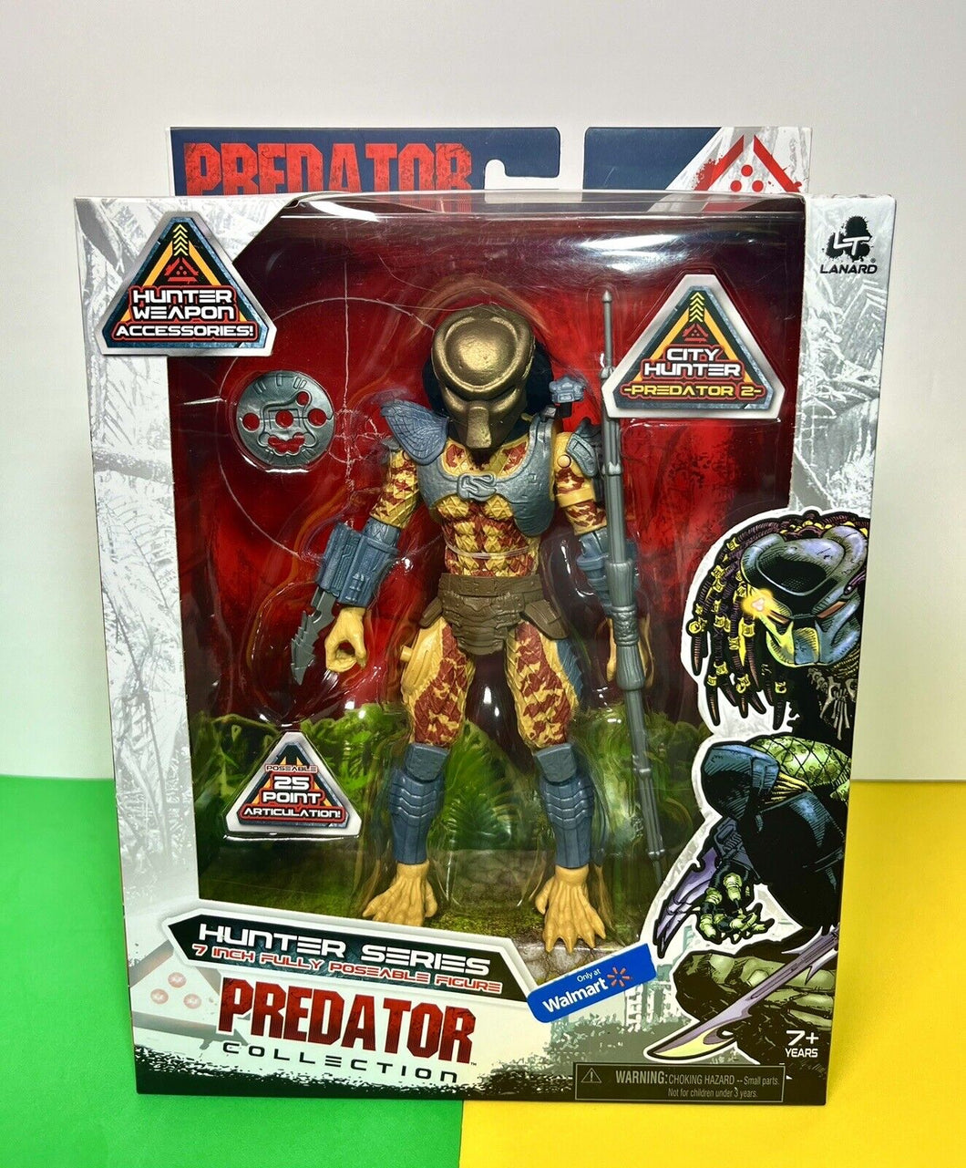 2021 Lanard - Predator Hunter Series - PREDATOR (CITY HUNTER) 7” Action Figure