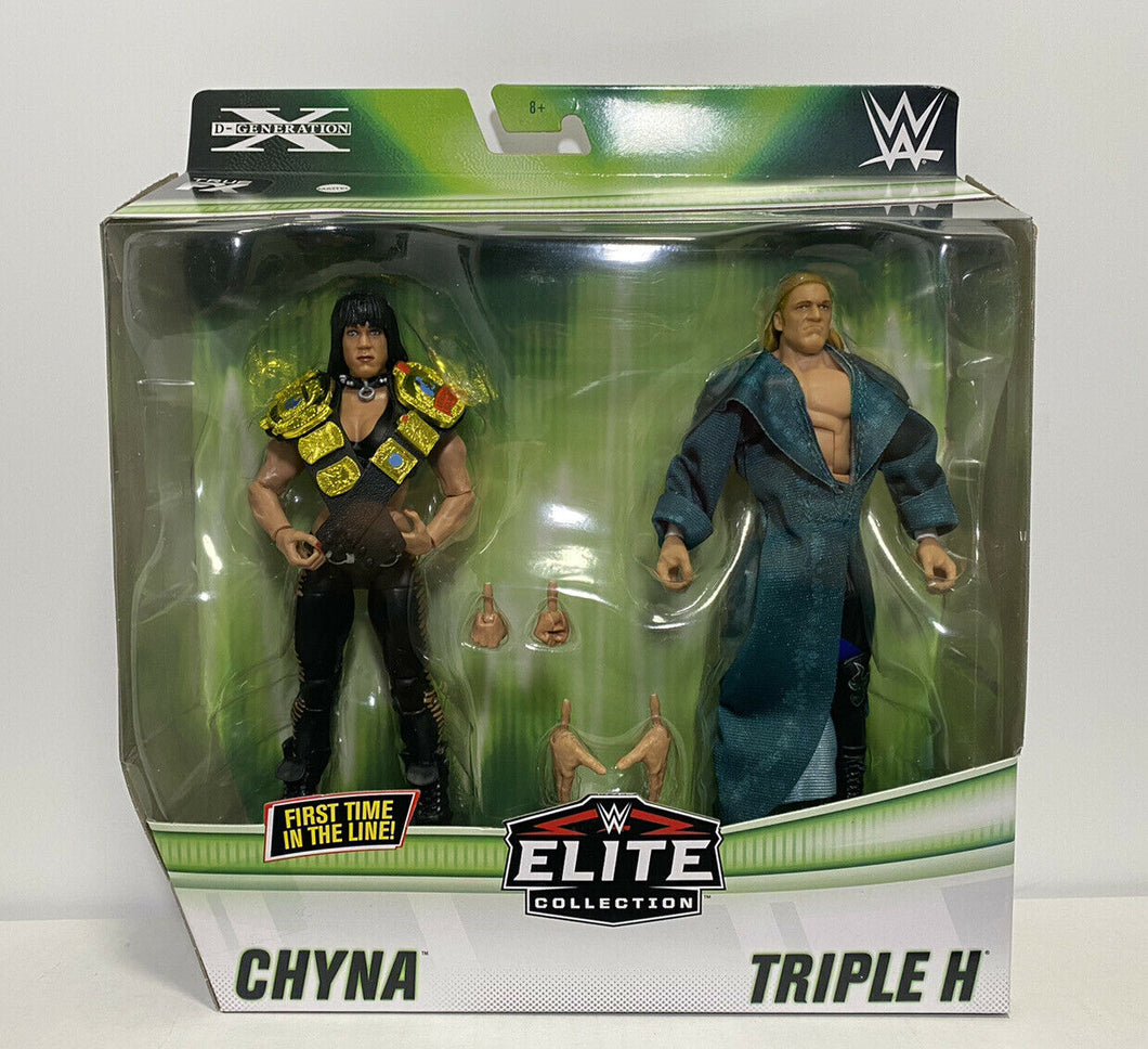 2020 WWE Elite Collection 2-Pack: CHYNA & TRIPLE H (D-Generation X)