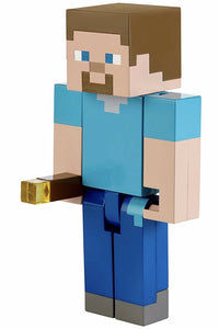 Minecraft Torch Sparking Steve Lights-up!