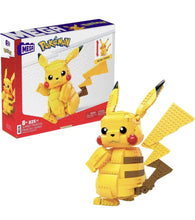 Load image into Gallery viewer, 2020 Mega Construx Wonder Builders - Pokémon - Jumbo PIKACHU Set (825 pieces)