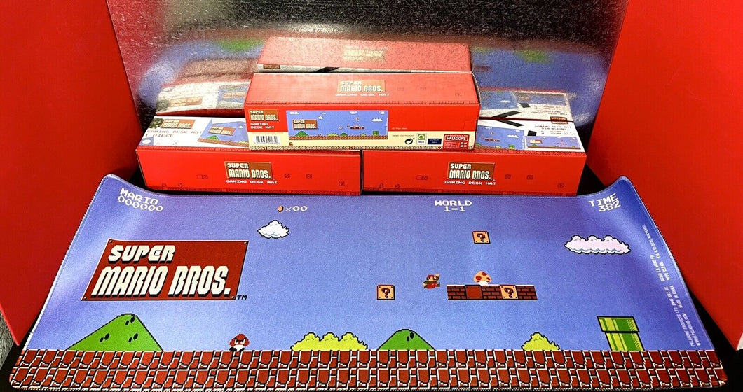 Icons Nintendo Super Mario Bros Non-Slip Desk Mat (79cm x 30cm)