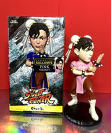 Icon Heroes Capcom - Street Fighter - CHUN-LI (Pink Variant) 8in BobbleHead