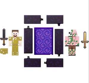 2023 Minecraft Build-A-Portal - NETHER PORTAL SHOWDOWN Set