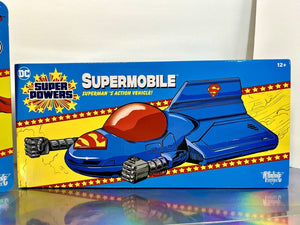 2022 McFarlane - DC Super Powers -  SUPERMAN Retro Figure & SUPERMOBILE Bundle!