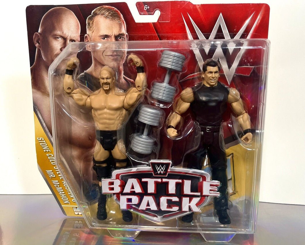 2015 WWE Core Collection Battle Pack - “STONE COLD” STEVE AUSTIN & MR. MCMAHON