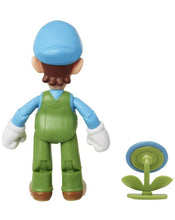 Load image into Gallery viewer, 2020 JAKKS Pacific World of Nintendo Action Figure: ICE LUIGI (w/ Ice Flower)