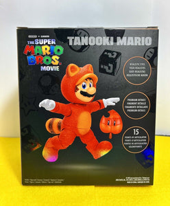 2023 JAKKS The Super Mario Bros. Movie - TANOOKI MARIO Action Figure