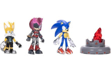 Load image into Gallery viewer, 2023 JAKKS Sonic Prime New Yoke City 3-Pack - Sonic, Tails Nine, &amp; Rusty Rose