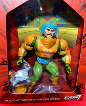 Load image into Gallery viewer, 2019 Super7 - MOTU - Los Amos del Universo 5.5” Retro Figure: Man-At-Arms