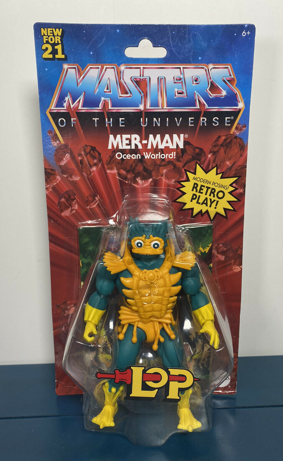 2021 Mattel -  Masters of the Universe 5.5” Retro Action Figure: MER-MAN