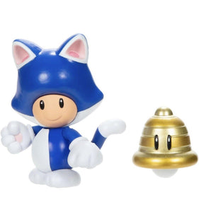 2023 JAKKS Pacific World of Nintendo Action Figure: CAT TOAD (w/ Super Bell)